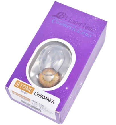 LB Vision 3 Tone Cosmetics Lens Chiamaka Brown
