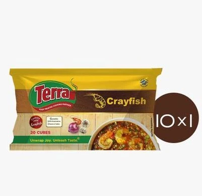Terra Crayfish Seasoning cube 10 X 1 Pack