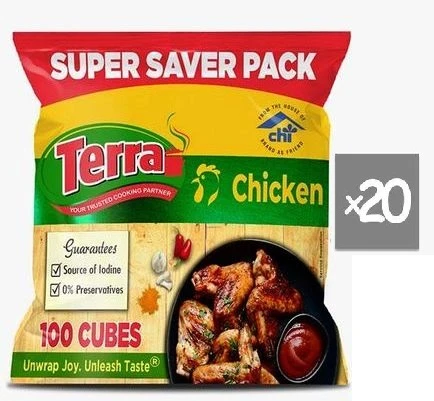 (Carton 100 x20 )Terra Chicken Super Saver