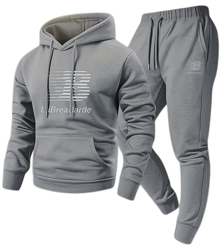 Men's Casual Hooded Sportswear Set