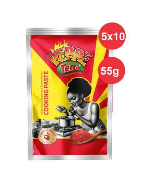 5 X 10 55g  ROLL Terra Peppe Cooking Paste