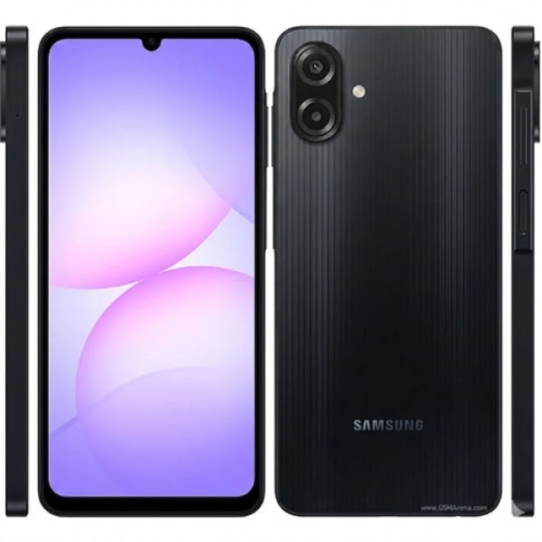 Samsung Galaxy A07 - 6.7" - 64gb Rom - 4gb Ram - 4g - 5000mah - Black + Plus Free Adapter