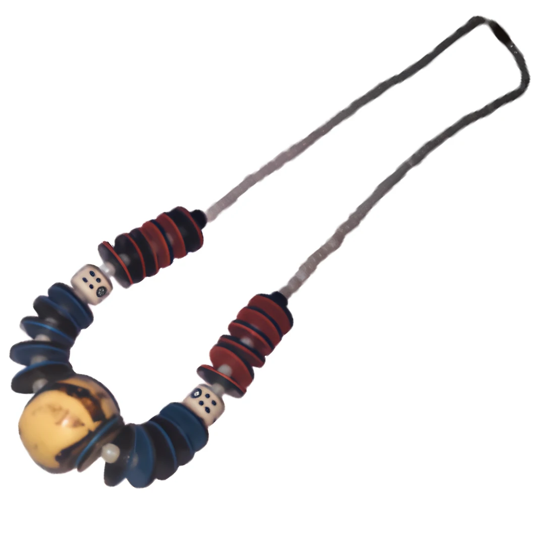 African Traditional Handmade Beads Necklace