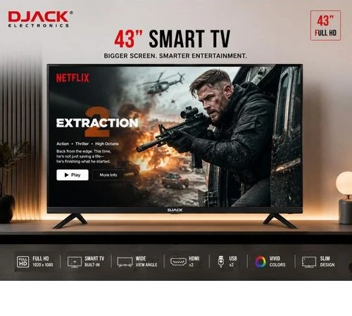 Djack 43" ANDROID SMART UHD TV 4K