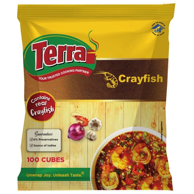 Terra Crayfish Seasoning Pack 100 X 5 in 1 Carton (500 Cubes)