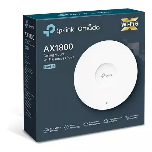 TP Link EAP610 Indoor WiFi 6 Access Point - Indoor AX1800