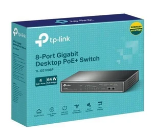 TP Link Tp-Link Tl-Sg1008p 8 Ports Gigabit Desktop with 4 Ports PoE+ Ethernet Switch