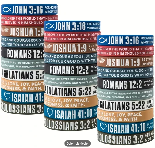 Gift for Friens and family. Random Bracelet Packs Bible Verse Bracelets