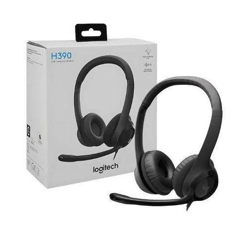 Logitech H390 USB Headset With Noise-Canceling Microphone